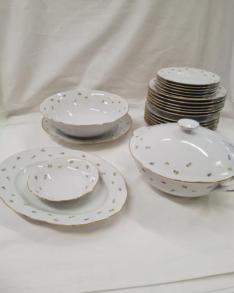 SERVIZIO PIATTI GINORI FIORELLINI X 6 PERSONE