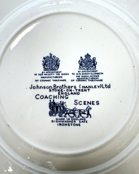 SERVIZIO PIATTI JOHNSON BROS ENGLAND X 11 PERSONE