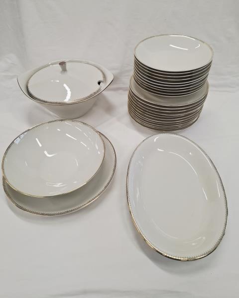 SERVIZIO PIATTI PORCELLANA SCHIRNDING X 10 PERSONE