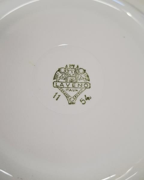 SERVIZIO PIATTI X 12  LAVENO BORDO DORATO