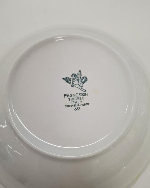 SERVIZIO PIATTI X 12  LAVENO BORDO DORATO