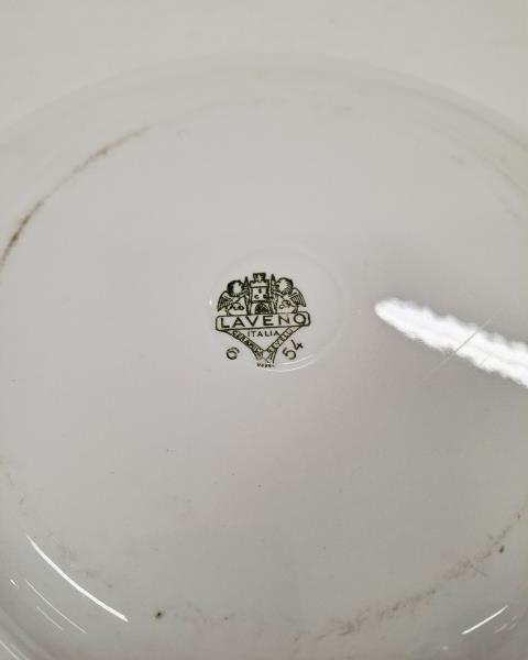 SERVIZIO PIATTI X 12  LAVENO BORDO DORATO