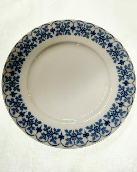 SERVIZIO PIATTY GERMANY PORCELLANA HUTSCHENREUTHER X 12 PERSONE DECORI BLU