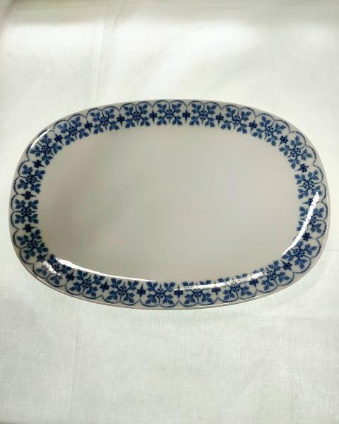 SERVIZIO PIATTY GERMANY PORCELLANA HUTSCHENREUTHER X 12 PERSONE DECORI BLU