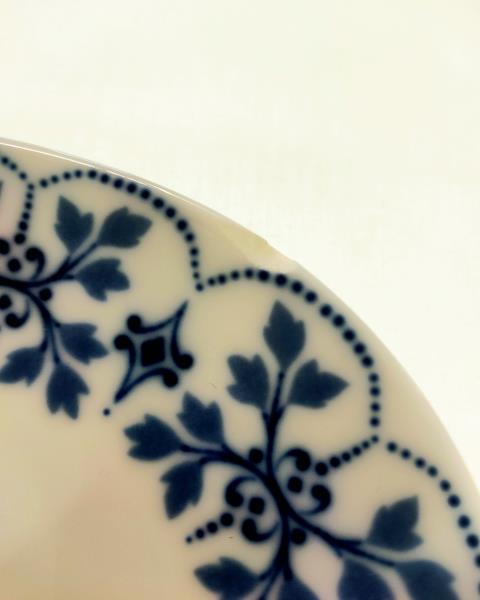 SERVIZIO PIATTY GERMANY PORCELLANA HUTSCHENREUTHER X 12 PERSONE DECORI BLU