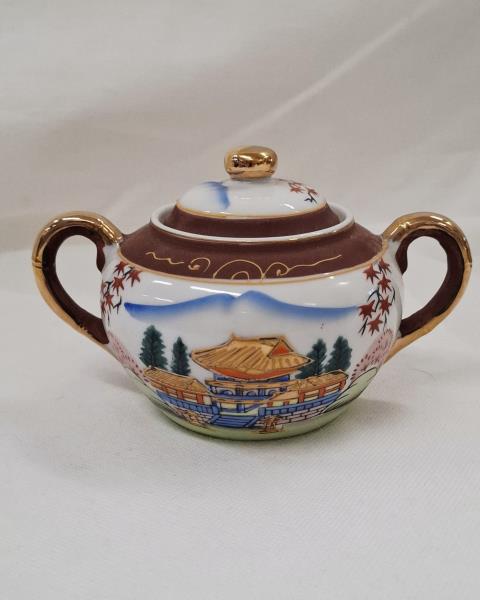 SERVIZIO TE' SATSUMA MORIAGE FINE CHINA VINTAGE X 6 PERSONE