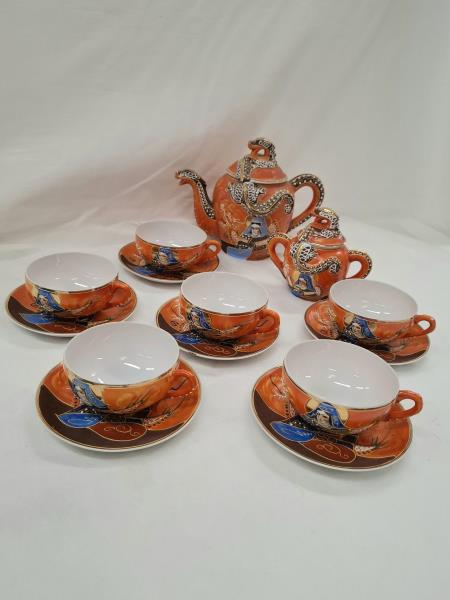 SERVIZIO TE' SATSUMA MORIAGE X 6 PERSONE (coperchio teiera incollato)
