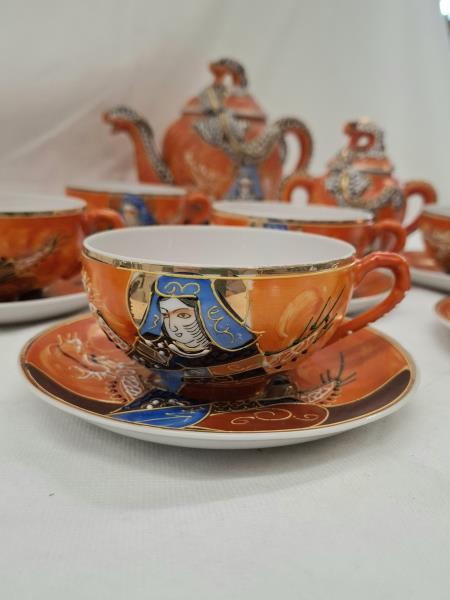 SERVIZIO TE' SATSUMA MORIAGE X 6 PERSONE (coperchio teiera incollato)