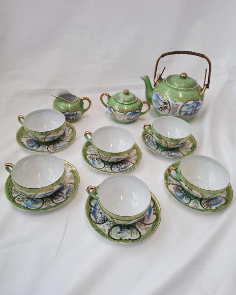 SERVIZIO TE  JAPAN SATSUMA MORIAGE VERDE X 6 PERSONE