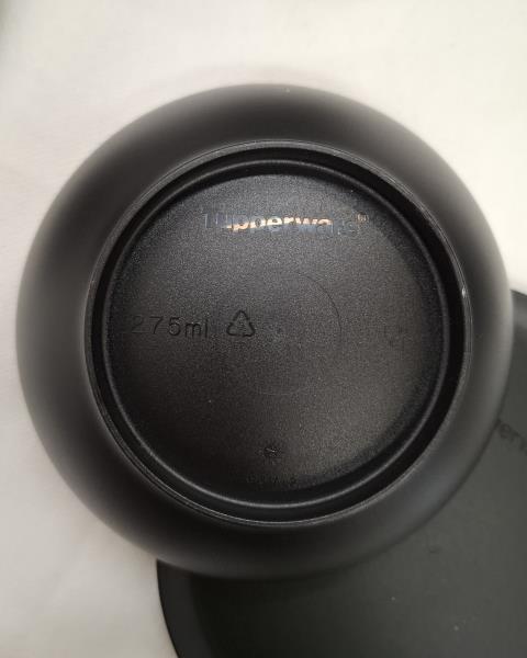 SET 4 CIOTOLINE TUPPERWARE NERE DORATE + COPERCHI