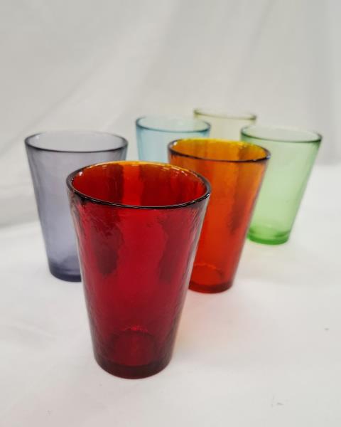 SET 6 BICCHIERI BIBITA MURANO YALOS CASA