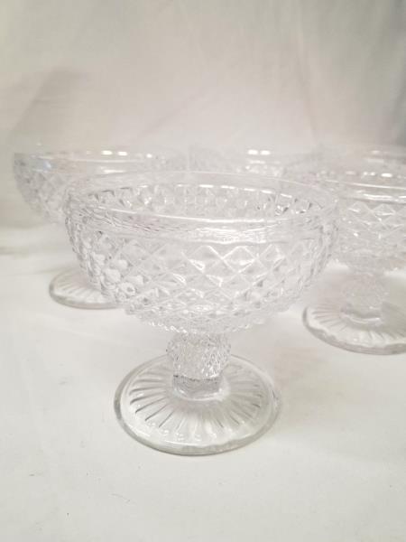 SET 6 COPPE GELATO VETRO FADE