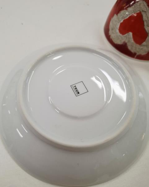 SET 6 TAZZE AL VOLO THUN ROSSE