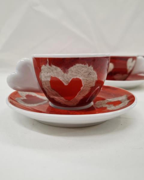 SET 6 TAZZE AL VOLO THUN ROSSE