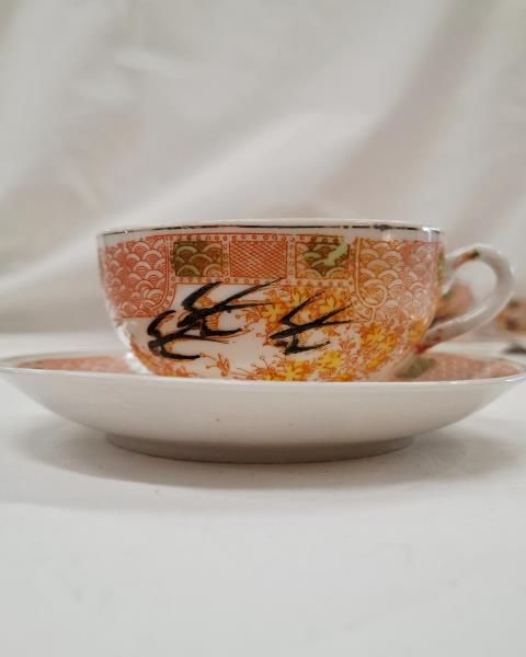 SET 6 TAZZE GIAPPONESI PORCELLANA RONDINI