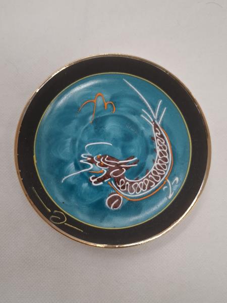 SET 6 TAZZINE SATSUMA MORIAGE FINE CHINA BLU CON ZUCCHERIERA