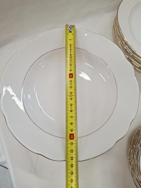 SET 6+6+6 PIATTI LAVENO BORDO DORATO