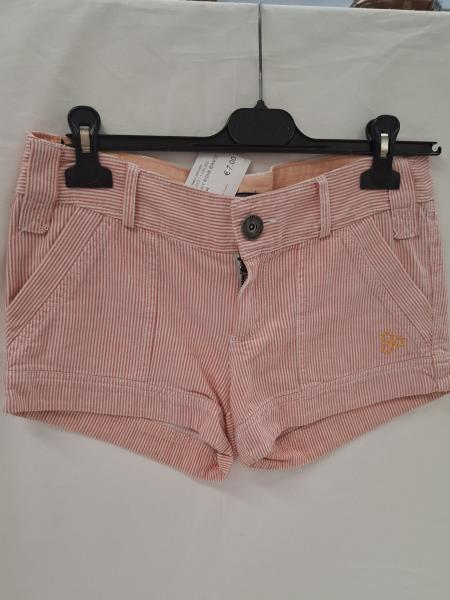 SHORTS ONLY RIGHE BIANCO ROSA TG 34