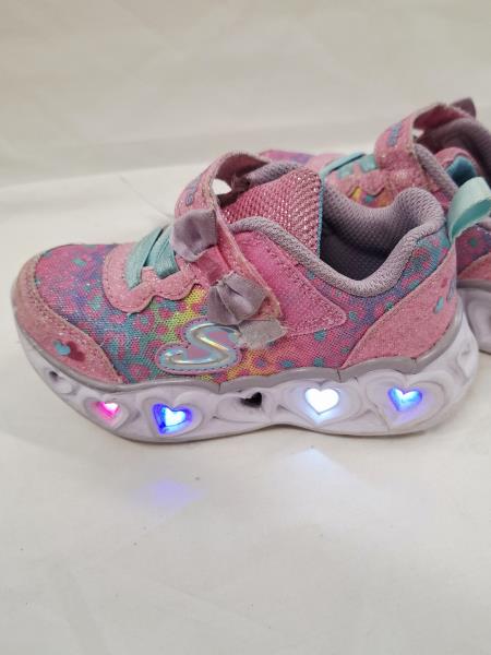 SKECHERS BABY ROSA N 23 CON LUCI