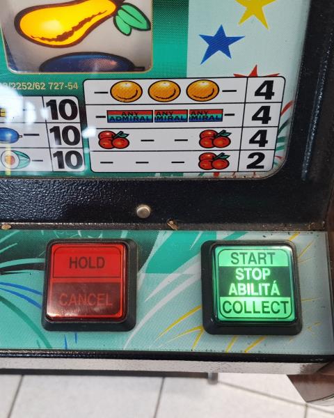 SLOT MACHINE DA CASINO' VINTAGE ANNI 80/90