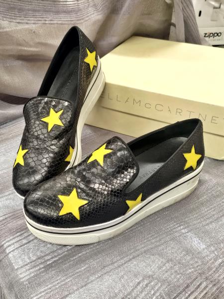 SNEAKERS STELLA MCCARTNEY NERA STELLE GIALLE N 41