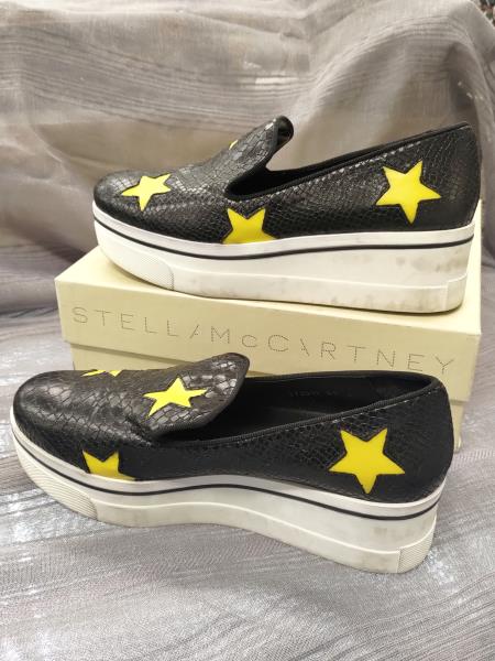 SNEAKERS STELLA MCCARTNEY NERA STELLE GIALLE N 41