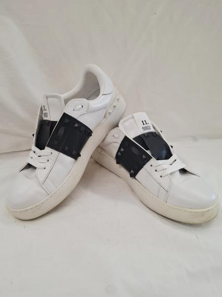 SNEAKERS UOMO VALENTINO GARAVANI BIANCO NERA N 42
