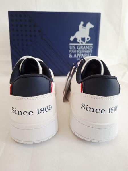 SNEAKERS US. GRAND POLO BIANCA BLU N 37