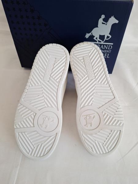 SNEAKERS US. GRAND POLO BIANCA BLU N 37