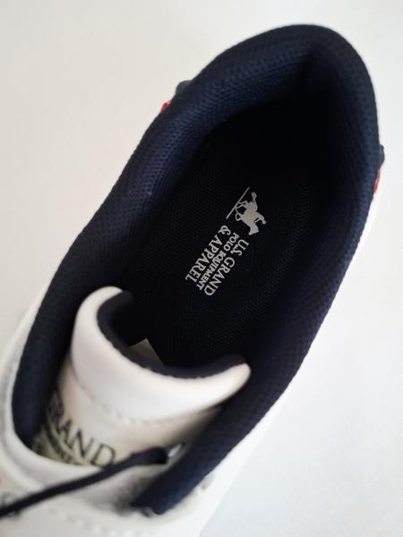 SNEAKERS US. GRAND POLO BIANCA BLU N 37