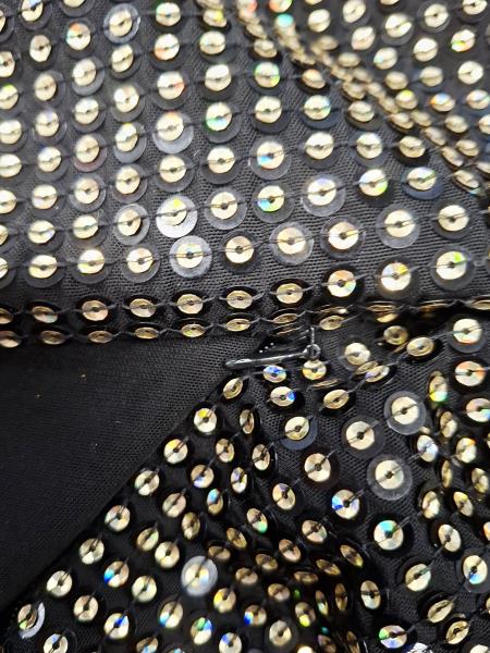 SOTTOGIACCA GUESS NERO PAILLETTES TG XS NUOVO!