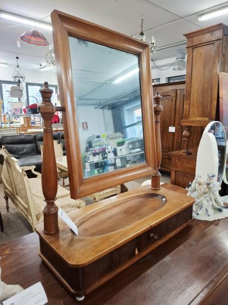 SPECCHIO BASCULANTE LEGNO CON CASSETTINO