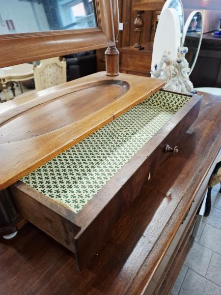 SPECCHIO BASCULANTE LEGNO CON CASSETTINO