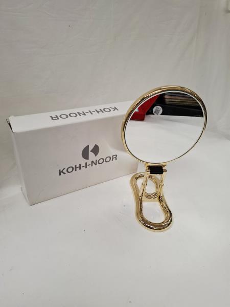 SPECCHIO TONDO DORATO KOH-I-NOOR