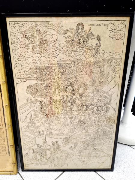 STAMPA XILOGRAFICA TIBETANA BUDDISTA