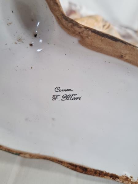 STATUINA COPPIA GIRAFFE VINTAGE F. MORI