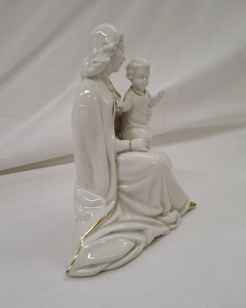 STATUINA MADONNA CON BAMBINO GEROLD PORZELLAN BAVARIA