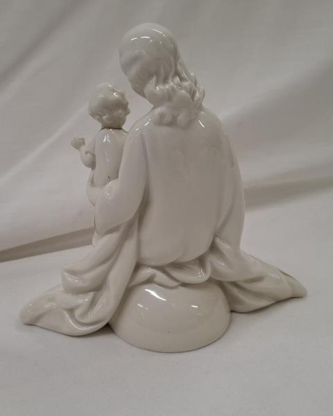 STATUINA MADONNA CON BAMBINO GEROLD PORZELLAN BAVARIA