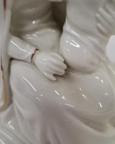 STATUINA MADONNA CON BAMBINO GEROLD PORZELLAN BAVARIA