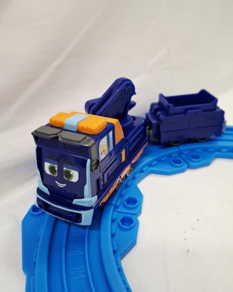 STAZIONE FATTORIA AGRICOLA MIGHTY EXPRESS CON 4 TRENINI