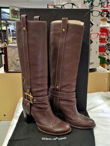 STIVALE DOLCE&GABBANA MARRONE N 40