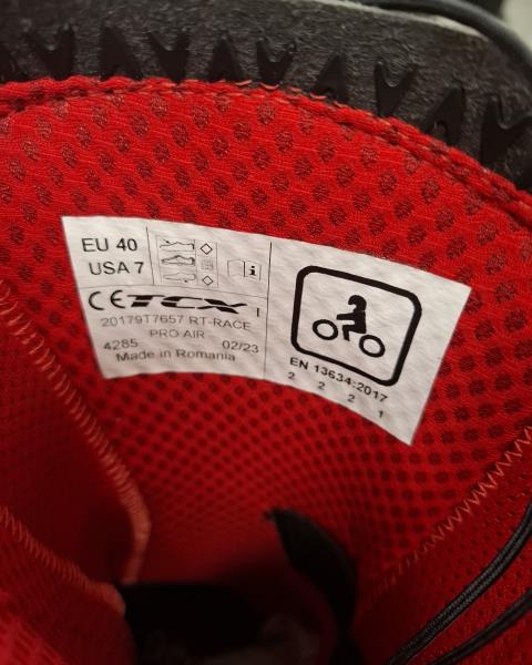 STIVALE MOTO TCX PRO RT-RACE N 40 NUOVO!