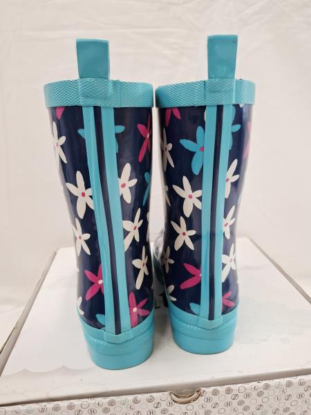 STIVALETTO GOMMA HATLEY BLU FIORI N 31