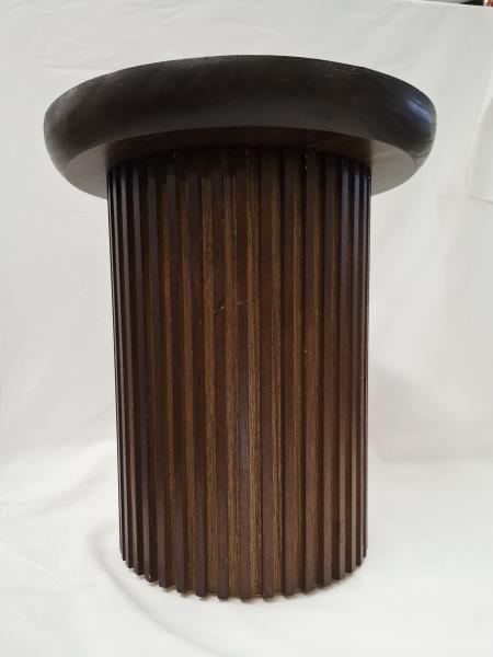 TAVOLINO CILINDRO LEGNO MAISON DU MONDE (piano macchiato)