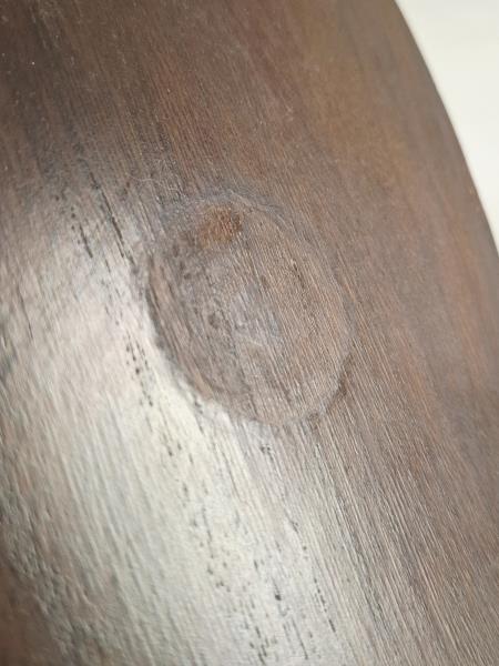 TAVOLINO CILINDRO LEGNO MAISON DU MONDE (piano macchiato)