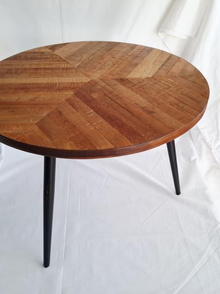 TAVOLINO TONDO TEAK DIAM 55 H 43