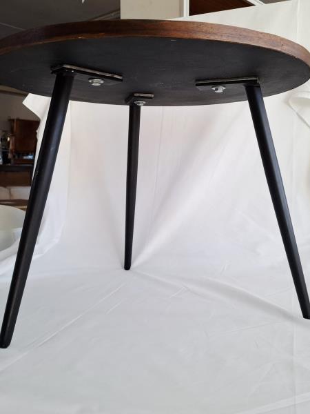 TAVOLINO TONDO TEAK DIAM 55 H 43