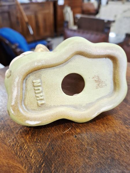 THUN ANGIOLETTO SDRAIATO SU NUVOLA COCCINELLA H 9CM