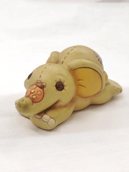 THUN ELEFANTE SDRAIATO CON COCCINELLA