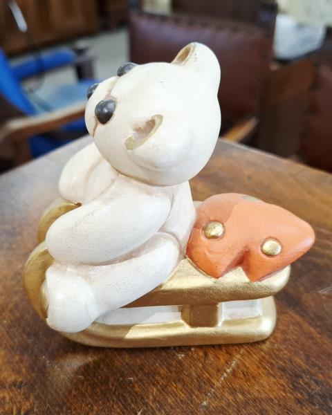 THUN ORSETTO SU SLITTA H 10CM